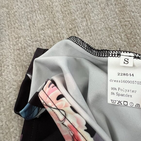 3 for $6 Floral Bodycon Cocktail Summer Sleeveless Dress S - Picture 2 of 10